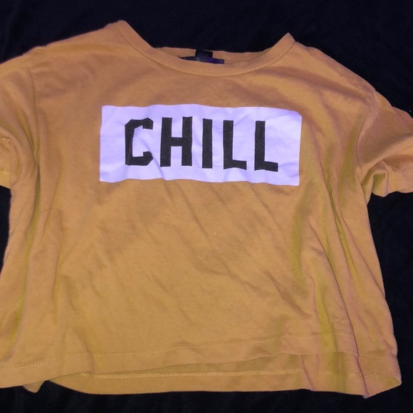 A mustered yellow crop top - Picture 1 of 2